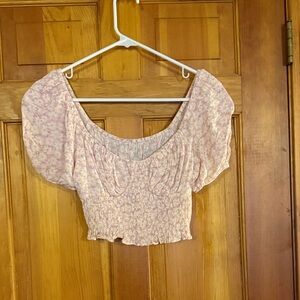Floral Pink Women's Top